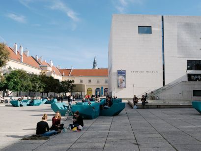 Innenaufnahmen vom Leopold Museum, Museumsquartier Wien