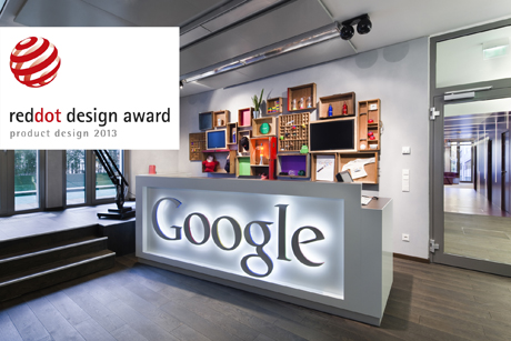 Die Architektur des Google Office wurde mit dem red dot award ausgezeichnet.
