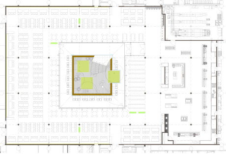 landau + kindelbacher - Mitarbeiter-Restaurant Rohde & Schwarz