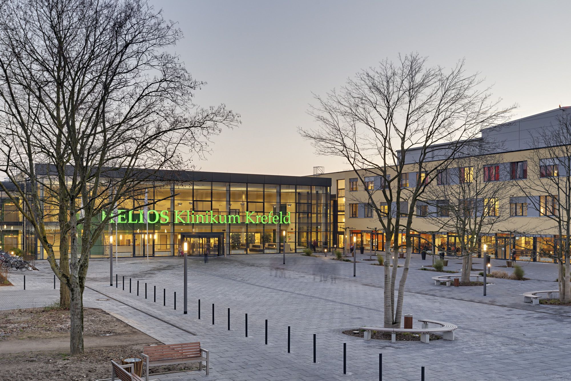 Helios Klinikum Krefeld Ludes Architekten Ingenieure Munchen Architekten Baunetz Architekten Profil Baunetz Architekten De