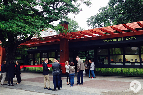 Das neue Bärenschaufenster im Tierpark Berlin