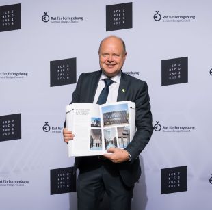 Reinhard Lepel auf der Preisverleihung der ICONIC Awards