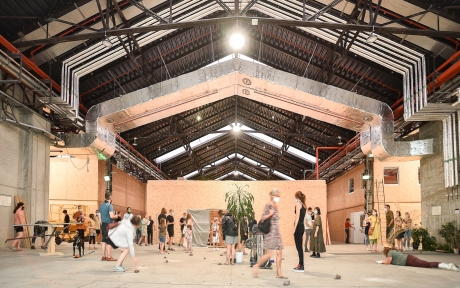 Wagenhallen Stuttgart. Atelierkuben Kunstverein, Foto: Ferdinando Lannone