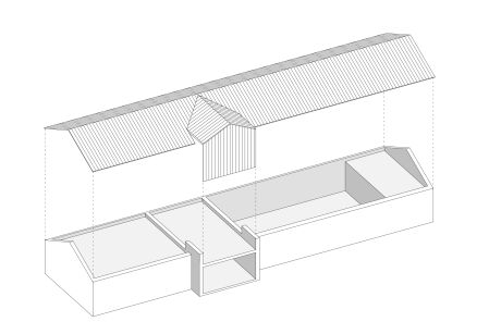 Eyrich-Hertweck Architekten: Bestand mit abgetrenntem Risalit und Ergänzung Zinkdach
