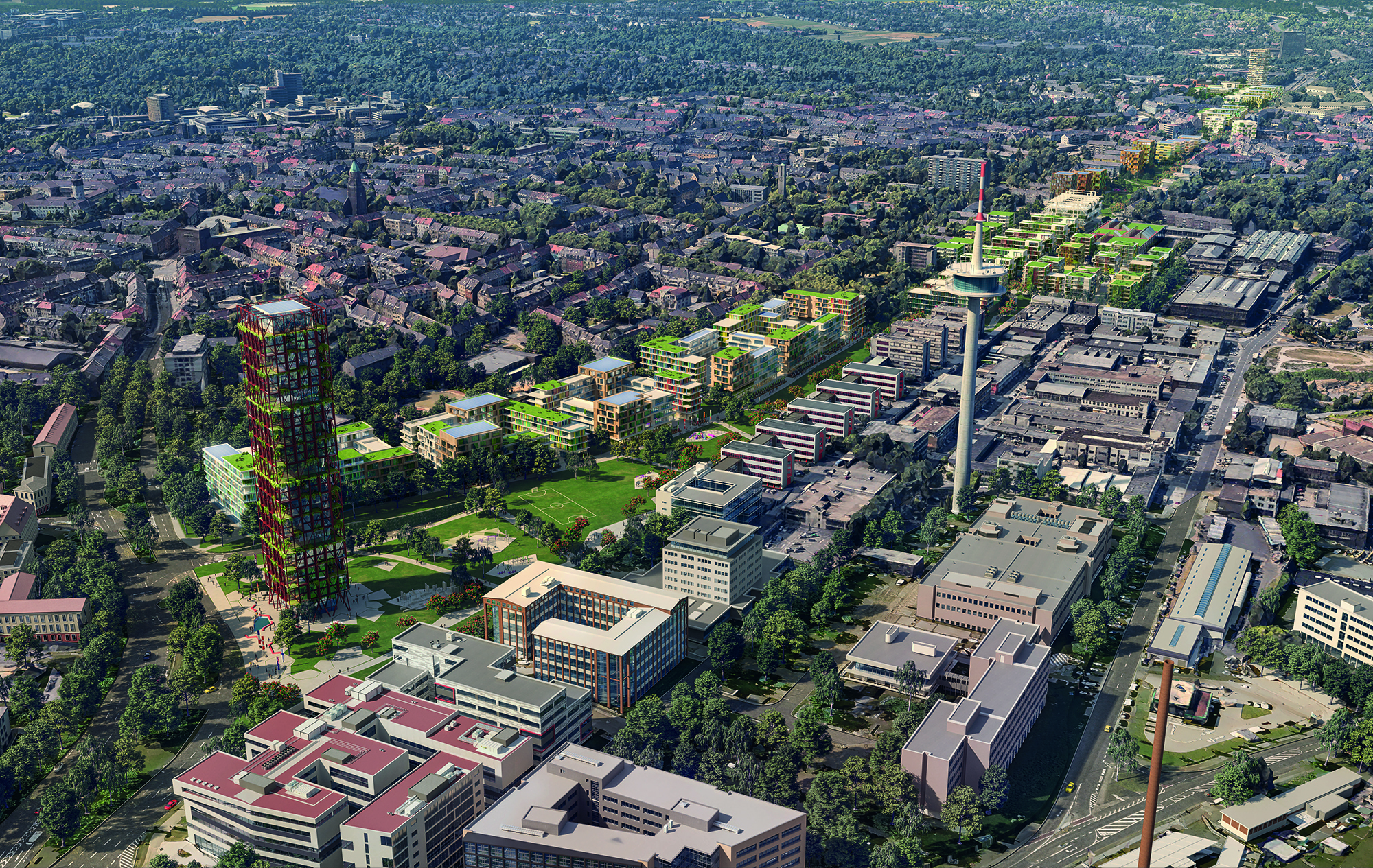 © AS+P Albert Speer + Partner GmbH / visualization: REDVERTEX